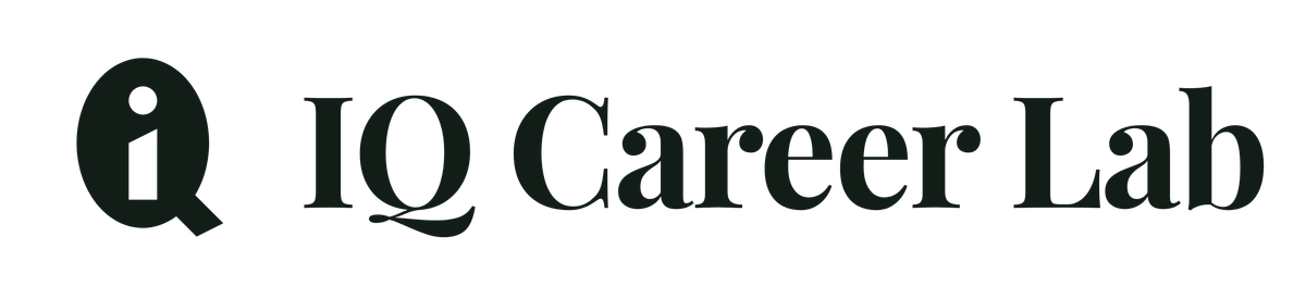 IQ Career Lab single colour, ink
